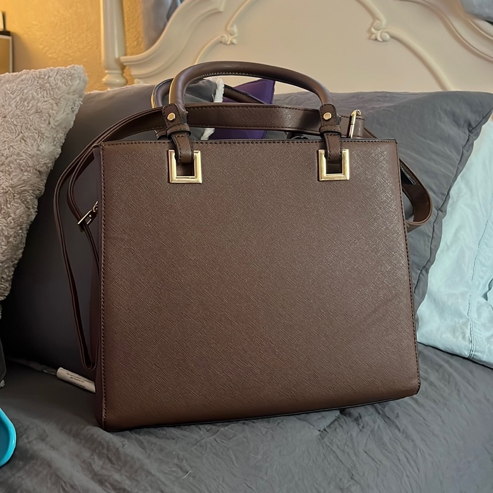 Brown business bag